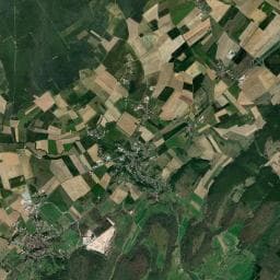 Vue aérienne des environs de Aire de camping-car Longevelle