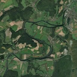 Vue aérienne des environs de Abri de la voie verte à Mancenans