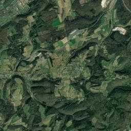 Vue aérienne des environs de Abri de Bourguignon