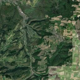 Vue aérienne des environs de Forêt le chatel