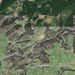 Vue aérienne des environs de Cabane forestière Mont Lucelle