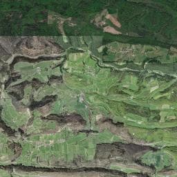 Vue aérienne des environs de Cabane forestière de Movelier