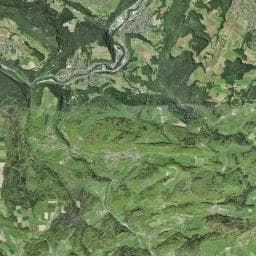 Vue aérienne des environs de Waldhötte Föhrebänggli