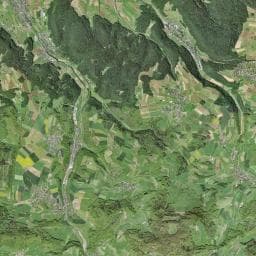 Vue aérienne des environs de Waldhütte Thürnen