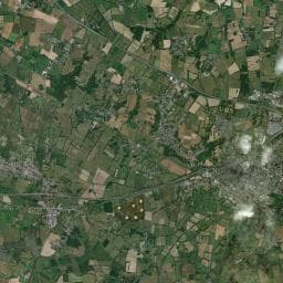 Vue aérienne des environs de AIRE DE SERVICE HYPER U LA COLLERAYE
