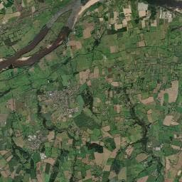 Vue aérienne des environs de Aire de camping-car au Mesnil-en-Vallée