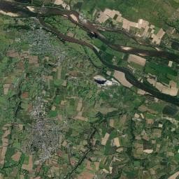 Vue aérienne des environs de Camping de la Promenade