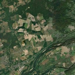 Vue aérienne des environs de Aire Cinq-Mars-la-Pile