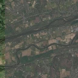 Vue aérienne des environs de La Confluence