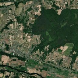 Vue aérienne des environs de Domaine de la Croix Mélier