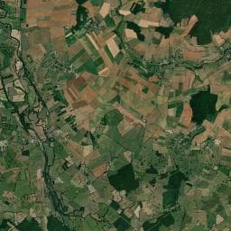 Vue aérienne des environs de Accueil Cyclo