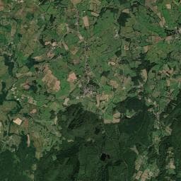Vue aérienne des environs de Aire de camping-car de Quarré-les-Tombes