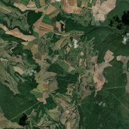 Vue aérienne des environs de Source de la Maladière