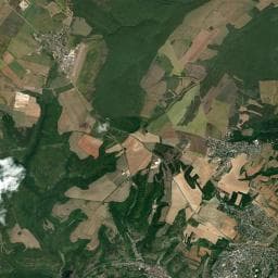 Vue aérienne des environs de Aire de camping-car de Dijon  - Plombières-lès-Dijon