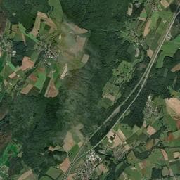 Vue aérienne des environs de Camping de la Tuilerie