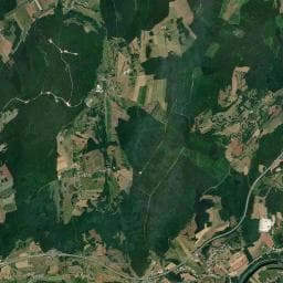 Vue aérienne des environs de Refuge la Reculée