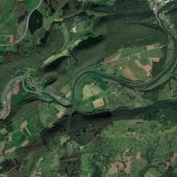 Vue aérienne des environs de Aire de camping-cars Crosey-le-Petit