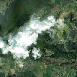 Vue aérienne des environs de Aire de camping-car à Vyt-lès-Belvoir
