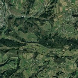 Vue aérienne des environs de Cabane de douanier