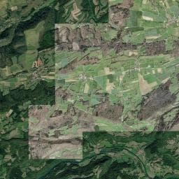 Vue aérienne des environs de Aire de stationnement - Vaufrey