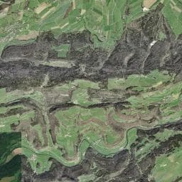 Vue aérienne des environs de Les Chaînions