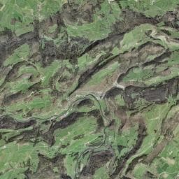 Vue aérienne des environs de Cabane du Chêtelat