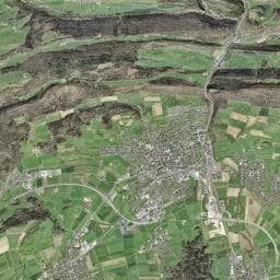 Vue aérienne des environs de Cabane forestière La Chouette