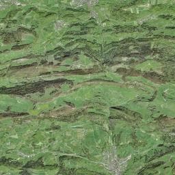 Vue aérienne des environs de Waldhütte Mattweid