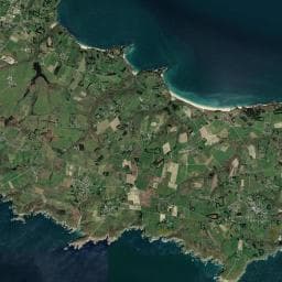 Vue aérienne des environs de Camping les Grands Sables
