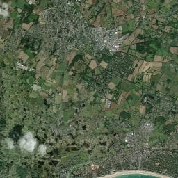 Vue aérienne des environs de Aire de camping-car à Saint-André-des-Eaux (2)