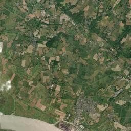 Vue aérienne des environs de Camping des Salorges