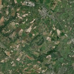 Vue aérienne des environs de Camping La Colleterie
