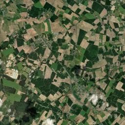 Vue aérienne des environs de Camping à Saint-Melaine-sur-Aubance
