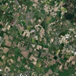 Vue aérienne des environs de Camping le Pô Doré