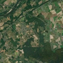 Vue aérienne des environs de Aire de camping-car à Vallères