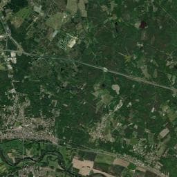 Vue aérienne des environs de Aire de stationnement et de services pour camping-cars - Langon