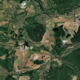 Vue aérienne des environs de Camping Municipal de Sainte-Marie-sur-Ouche