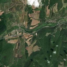 Vue aérienne des environs de Aire de camping-car à Fleurey-sur-Ouche