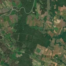 Vue aérienne des environs de Camping d'Heuilley-sur-Saône