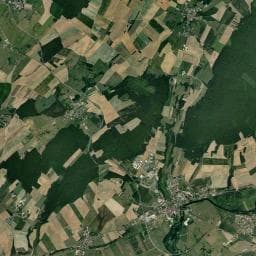 Vue aérienne des environs de Aire de camping-car à Ruffey-le-Château