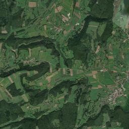 Vue aérienne des environs de Aire de camping-cars - Randevillers