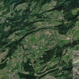Vue aérienne des environs de Gîte d'étape de Fessevillers