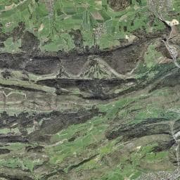 Vue aérienne des environs de Cabane du Sacy