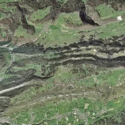 Vue aérienne des environs de Cabane forestière du Plain-Fayen
