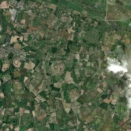 Vue aérienne des environs de Camping à Frossay