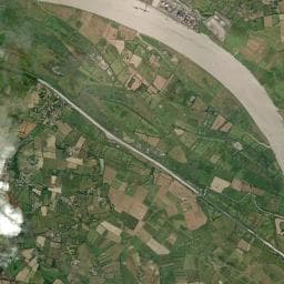 Vue aérienne des environs de La Cale Sauvage