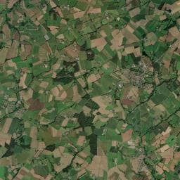 Vue aérienne des environs de Aire de camping-car à Le May-sur-Èvre