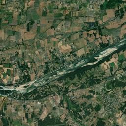 Vue aérienne des environs de Aire de stationnement de camping-cars de La Chapelle sur Loire