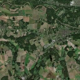 Vue aérienne des environs de Borne de recharge électrique Chabris