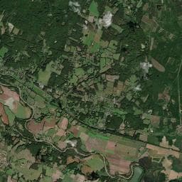 Vue aérienne des environs de Aire de service